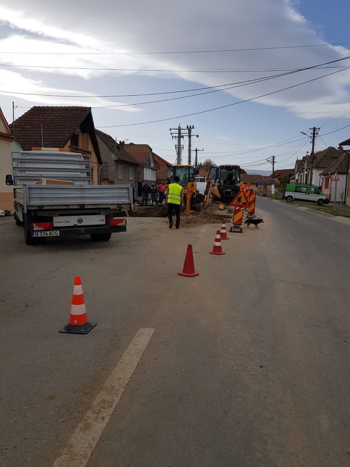 Intervenție de urgență la rețeaua de apă a Cisnădiei