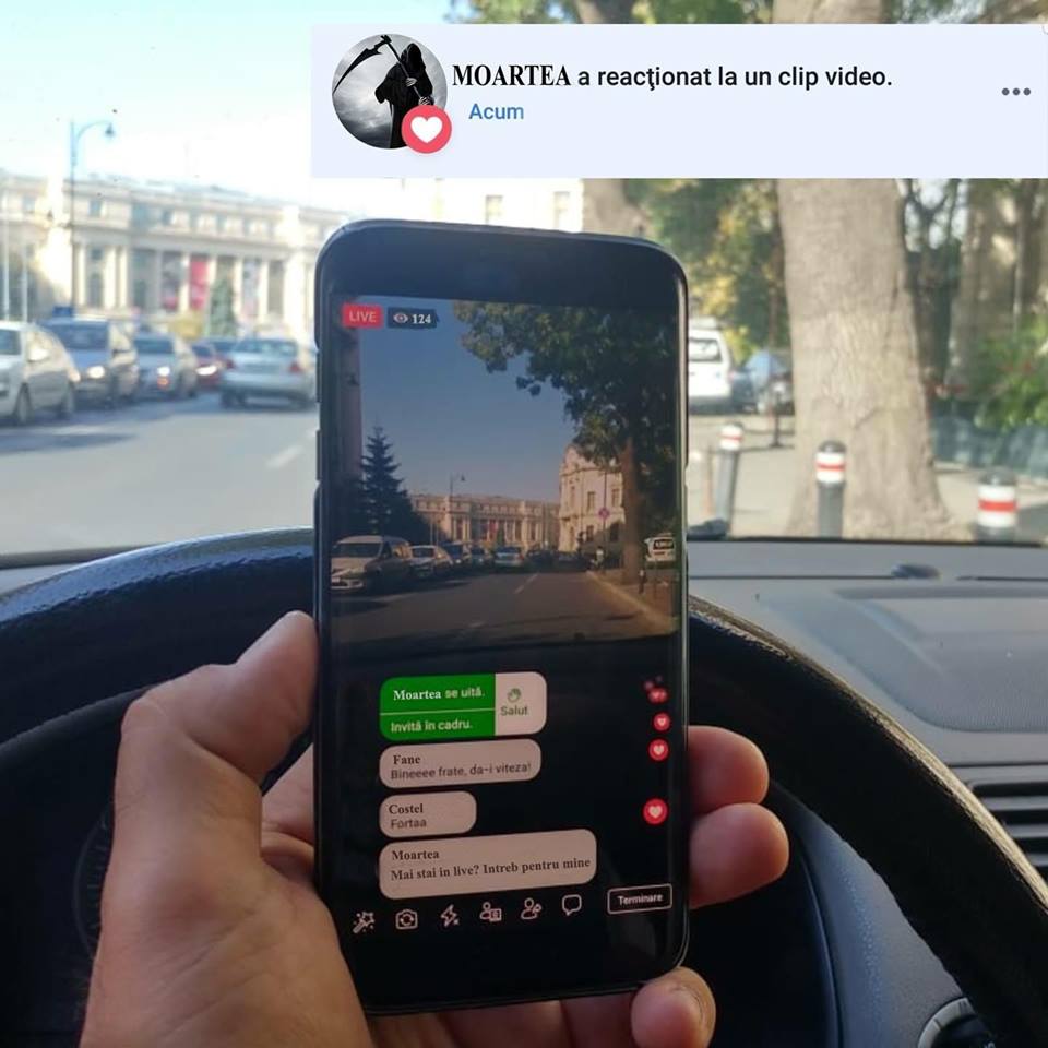 MAI cere înăsprirea legii pentru cei care fac LIVE la volan