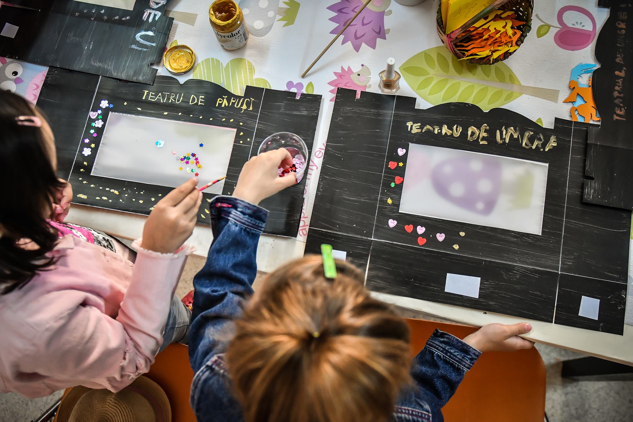 Copiii, invitați să creeze primul lor teatru de umbre, la „Gong”