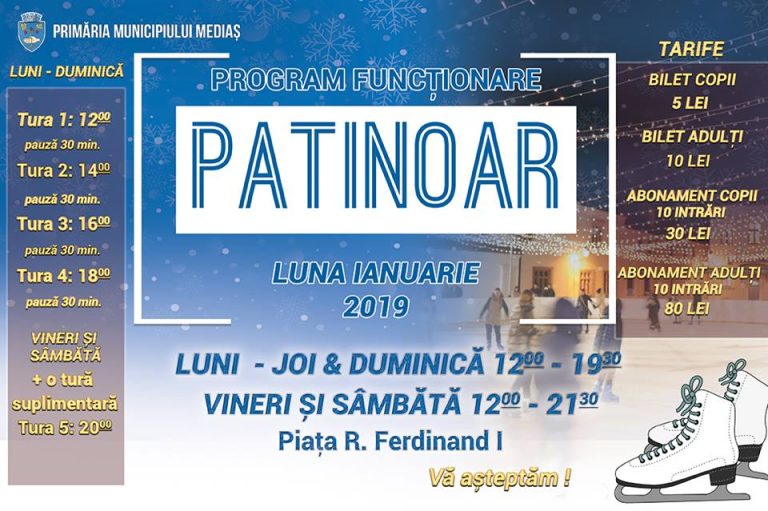 Patinoarul se redeschide. Surprize pentru toți cei interesați