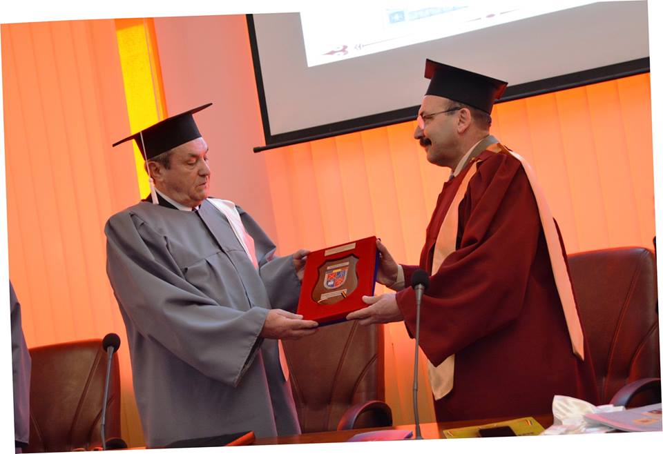 Prof. Constantin Oprean, distins cu titlul de Doctor Honoris Causa al Academiei „Nicolae Bălcescu”