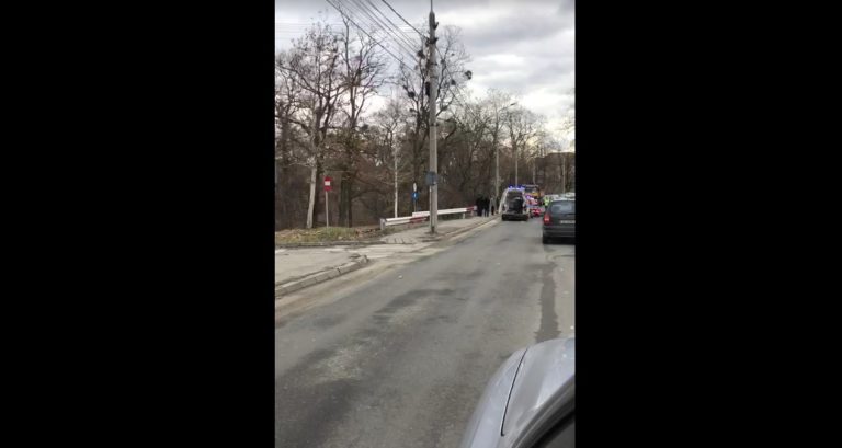 FOTO/VIDEO/UPDATE: Bărbat lovit pe o trecere de pietoni din Sibiu