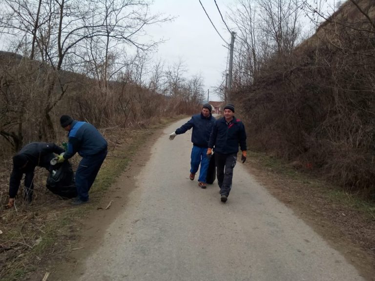 FOTO – Acțiune de ecologizare organizată de Primăria Axente Sever