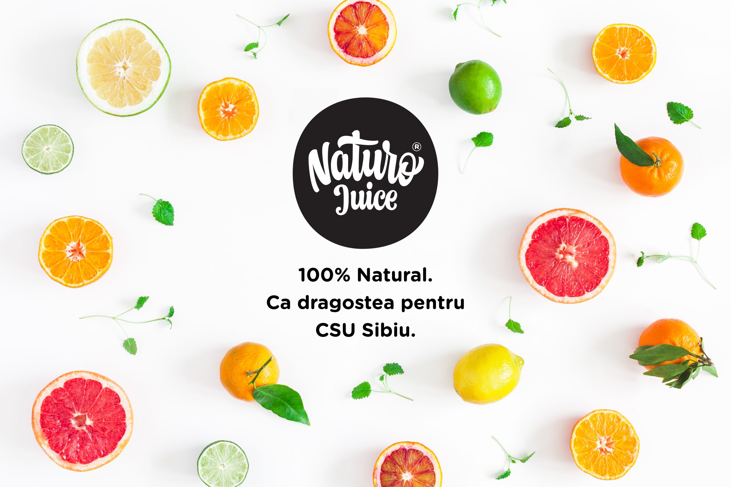 BC CSU Sibiu și Naturo Juice lasează trei produse co-branded!