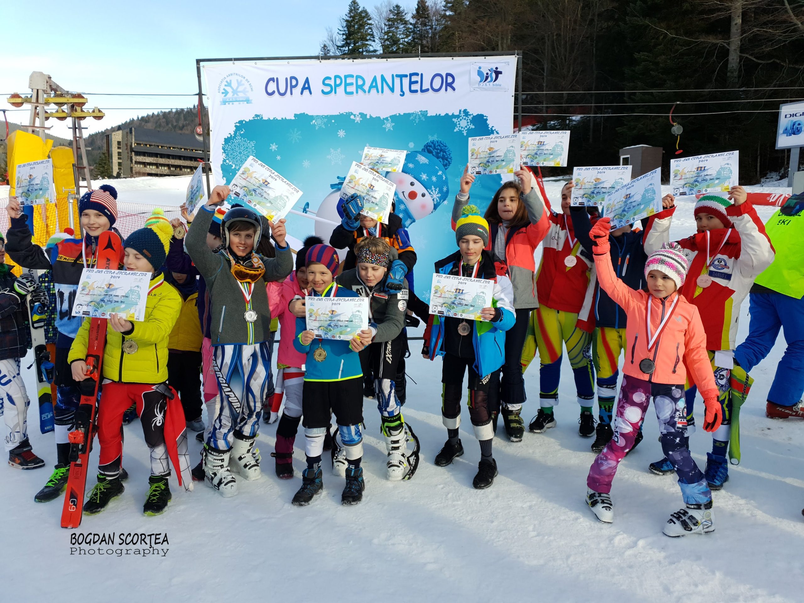 PRO SKI CUPA SPERANŢELOR 2019: la startul etapei a treia s-au aliniat 71 de  copii