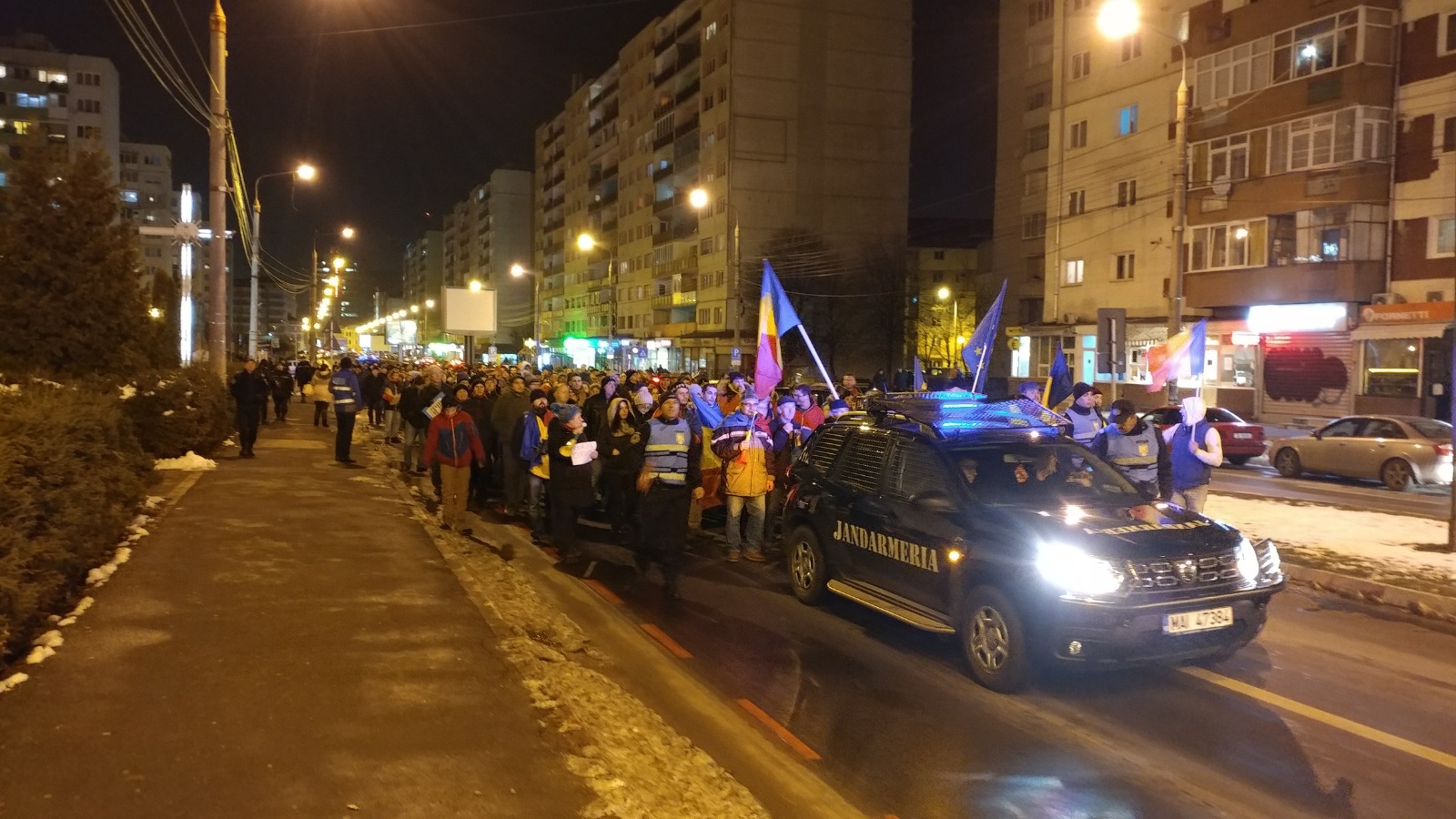 O mie de sibieni, prezenți la manifestația pro Kovesi din Sibiu