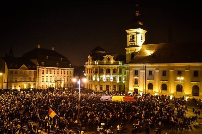 „Va vedem din Sibiu” are undă verde pentru protestul din această seară