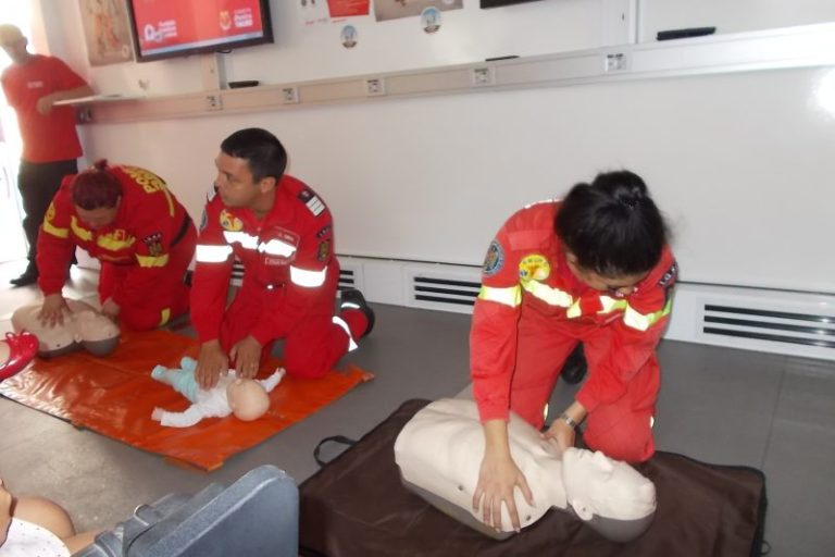 Caravana SMURD ajunge la Sibiu și Copșa Mică