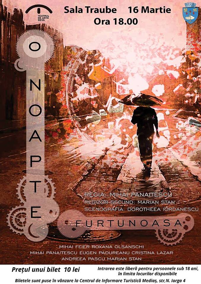 „O noapte furtunoasă” pentru medieșenii amatori de teatru