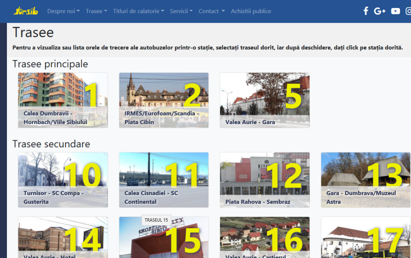 O nouă prezentare a programelor de circulaţie, pe site-ul Tursib