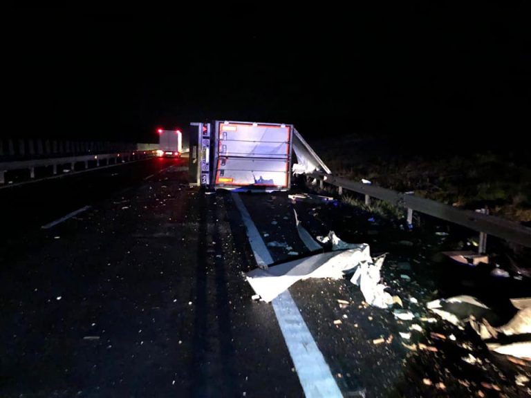 Accident misterios, soldat cu decesul unui bărbat, pe Autostrada A1 în județul Sibiu