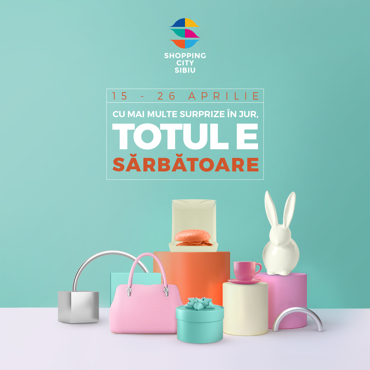 Paștele vine cu surprize și cadouri pentru toate vârstele la Shopping City Sibiu