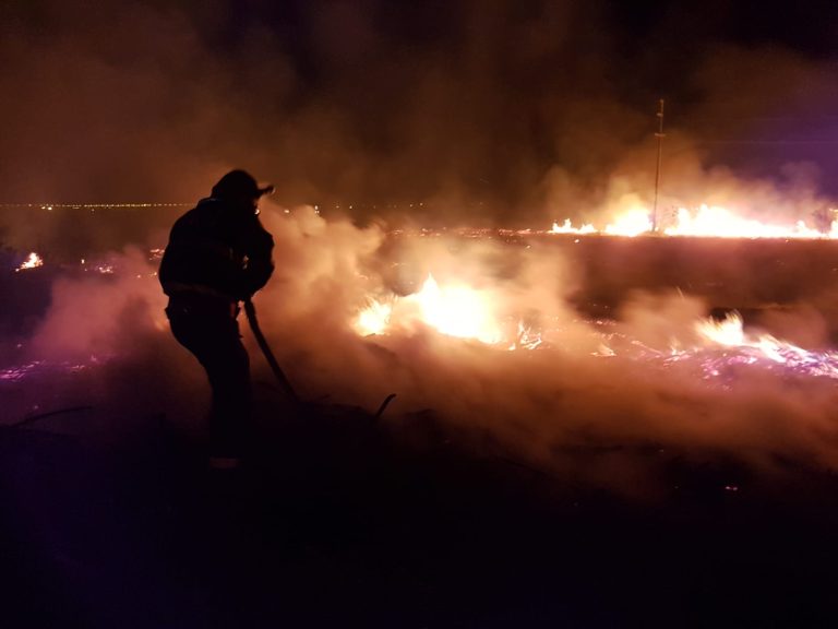 FOTO – Incendiu pe strada Viitorului din Sibiu