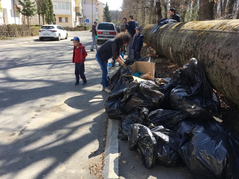 Mobilizare civică: 10 locuitori din Valea Aurie au ieșit la curățenia de primăvară