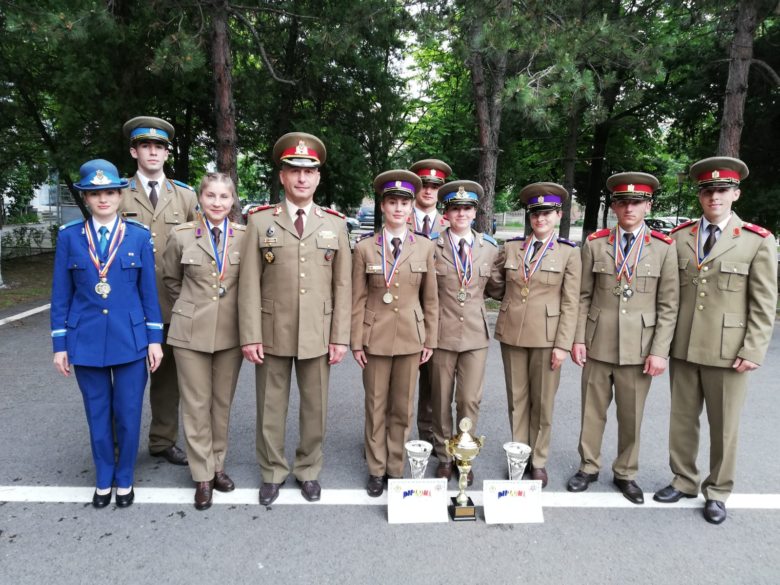 Studenții Academiei Forțelor Terestre Nicolae Bălcescu din Sibiu au fost cei mai buni la Campionatul Militar de Cros
