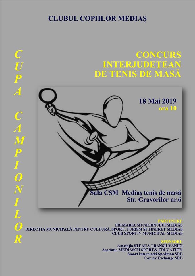 Cupa Campionilor la tenis de masă, la Mediaș