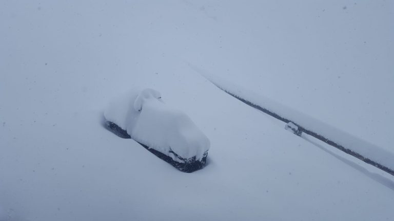 Cel mai mare strat de zăpadă măsurat de meteorologi – 134 de centimetri, la Bâlea Lac