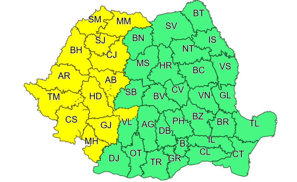 Meteorologii avertizează: După o zi cu soare, alte trei cu ploaie