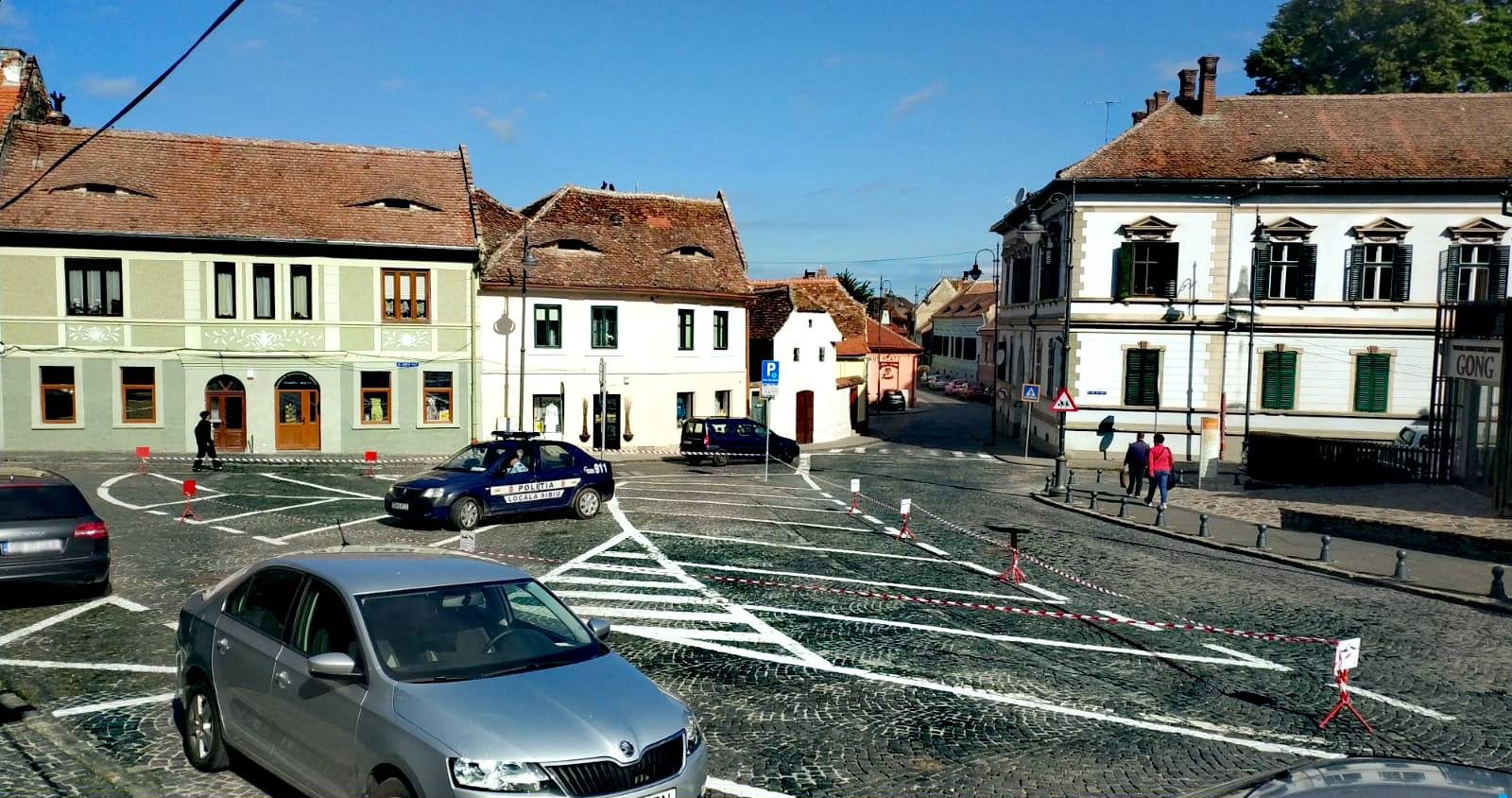 Abuz uriaș făcut de Primărie și Poliția Locală: au ridicat mașinile sibienilor, pentru a face loc consilierilor