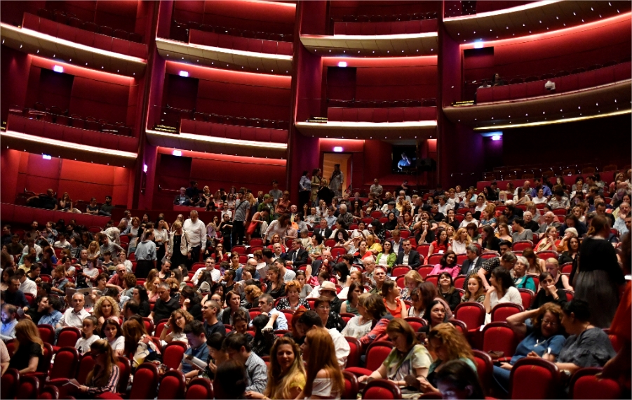La film european, ca la teatru