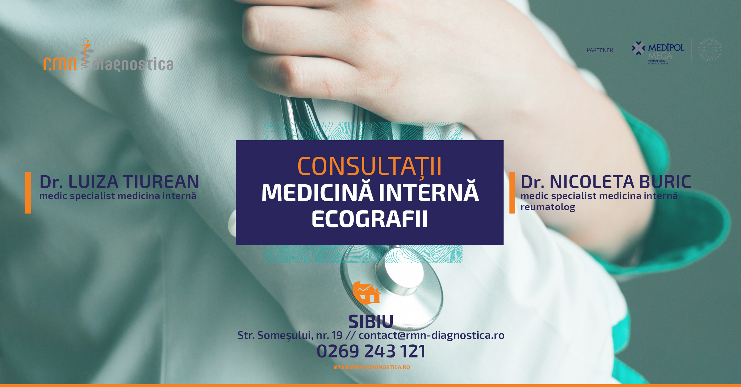Consultații MEDICINĂ INTERNĂ la RMN Diagnostica Sibiu