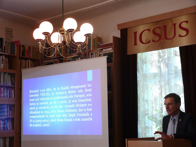 Președintele Academiei Române, Ioan-Aurel Pop, oaspete al Institutului de Cercetări Socio-Umane din Sibiu