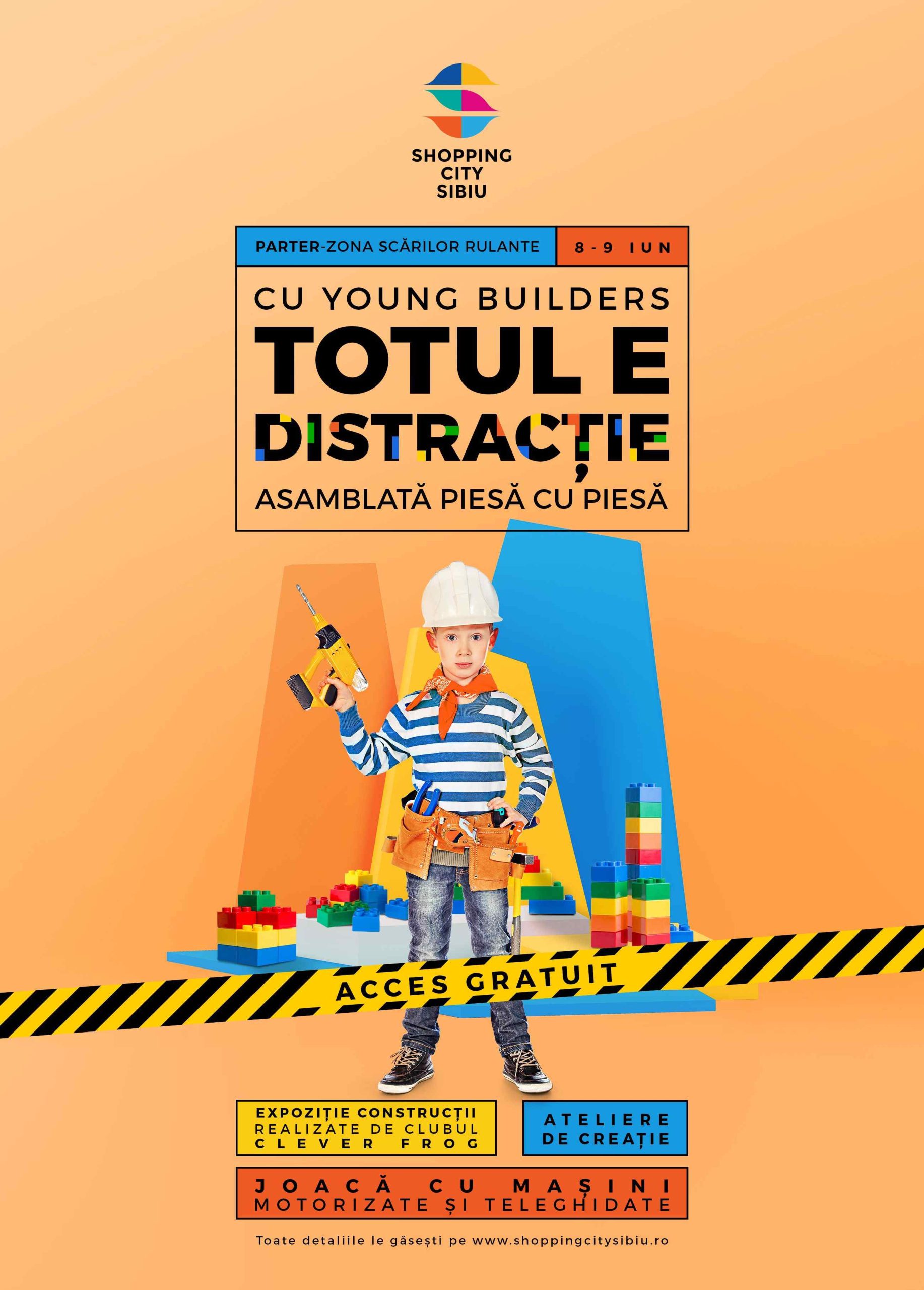 Se redeschide lumea fascinantă a cărămizilor colorate la Shopping City Sibiu