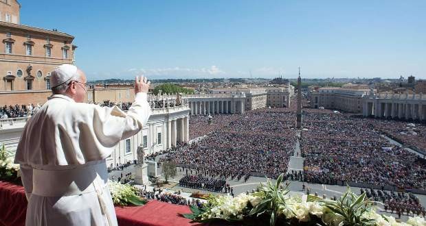 Papa Francisc a binecuvântat România în Piața Sfântul Petru de la Vatican