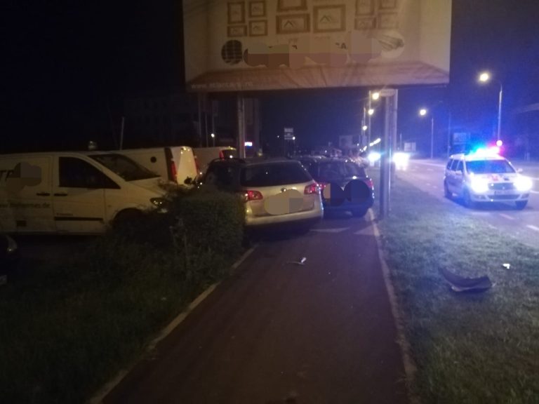 Tânără rănită într-un accident rutier în apropierea Aeroportului Sibiu