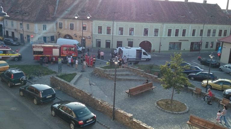 UPDATE/FOTO – Colet suspect în Sibiu. Străzile 9 Mai și Ocnei sunt blocate complet