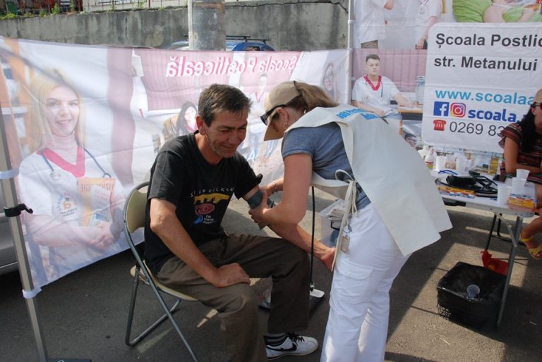 FOTO – Se măsoară starea de sănătate a medieșenilor