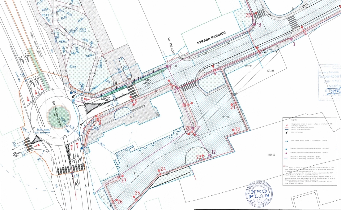 Primăria Sibiu modernizează accesul la noul mall: trotuare, spații verzi și parcări pe str. Fabricii
