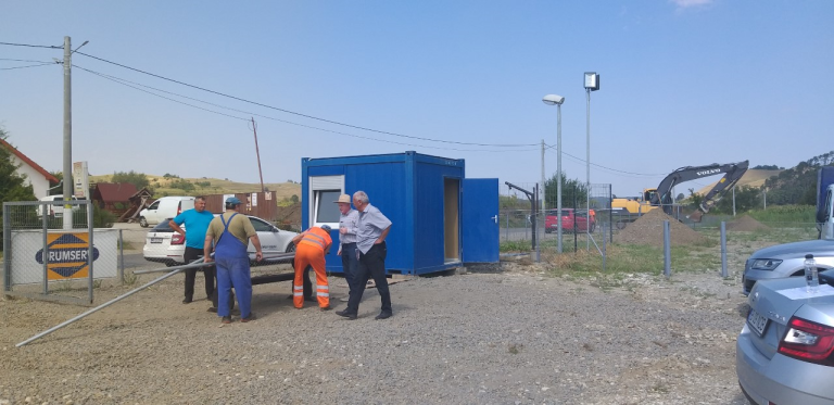 FOTO – Au început lucrările la drumul dintre Mediaș și Bârghiș