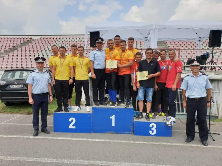 FOTO – Rezultate excelente pentru pompierii sibieni la Concursurile Serviciilor Profesioniste pentru Situații de Urgență