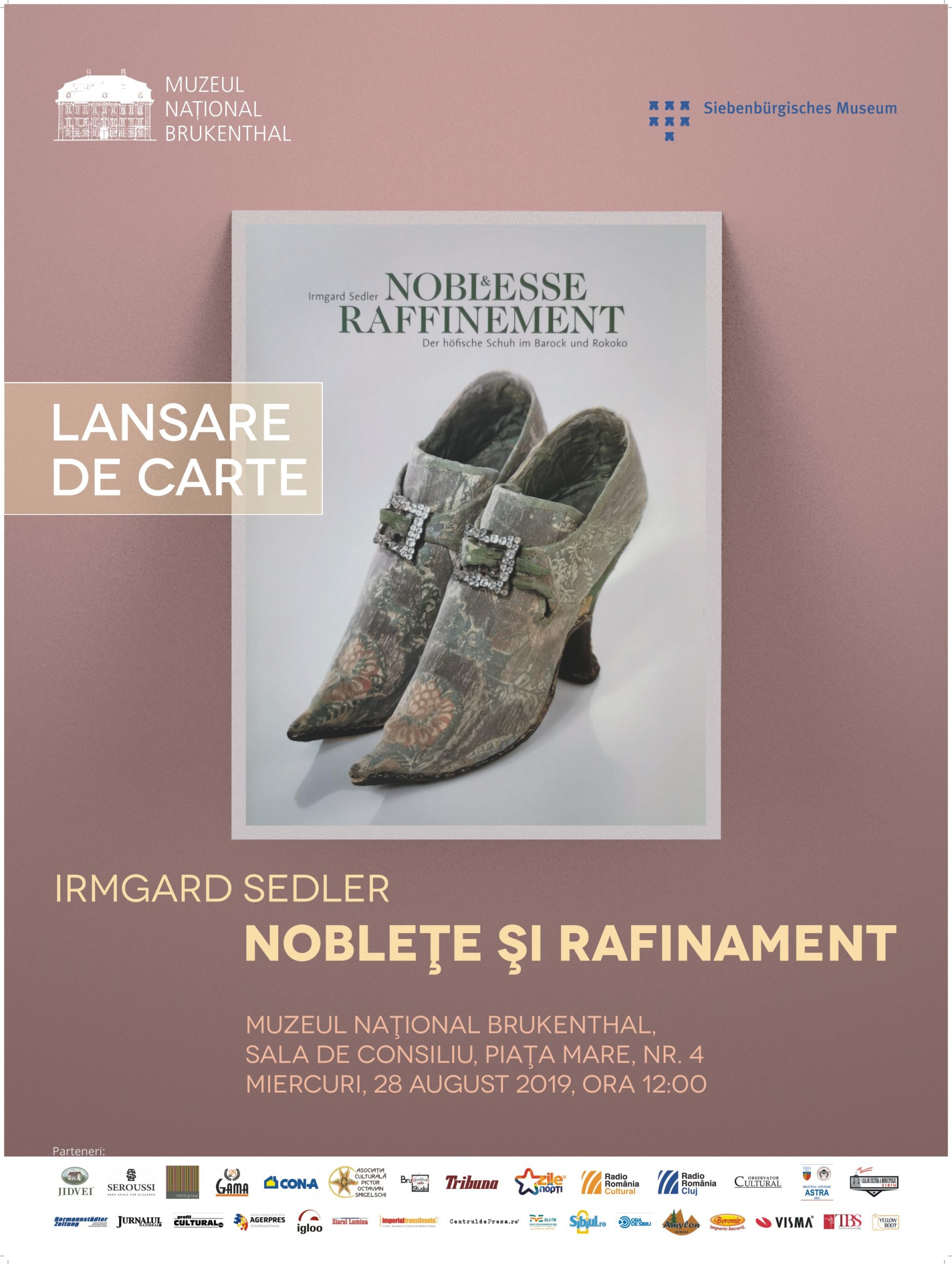 Despre „Noblețe și rafinament, pantoful de curte din Baroc și Rococo”, într-un album lansat la „Brukenthal”