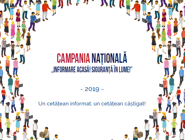 „Informare acasă! Siguranţă în lume!” campanie pentru românii din străinătate
