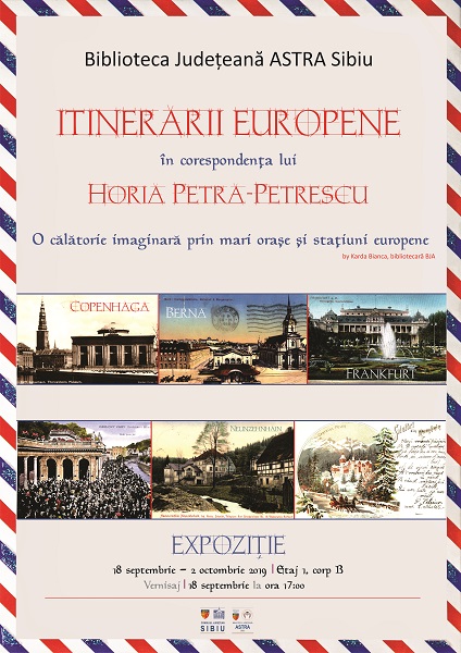 Cărți poștale ilustrate din colecția lui Horia Petra – Petrescu, prezentate la Biblioteca ASTRA