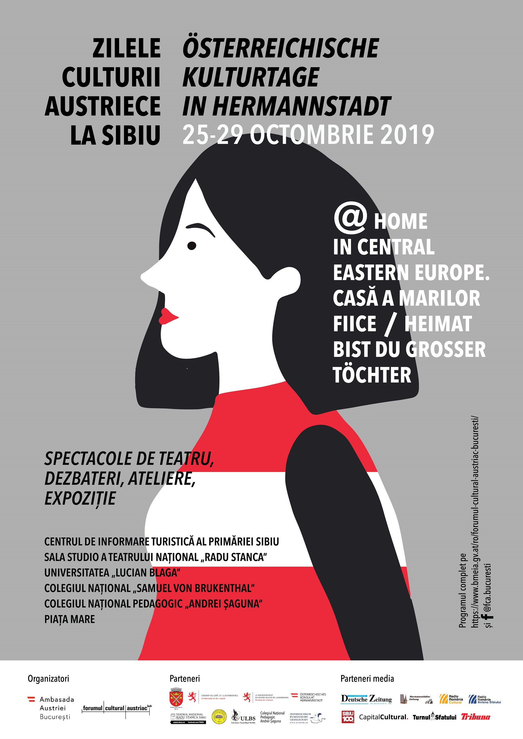 Zilele Culturii Austriece la Sibiu – 25-29 octombrie 2019