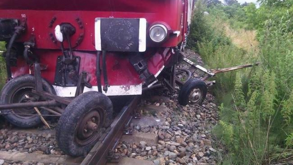 Căruță spulberată de un tren în apropiere de Mediaș