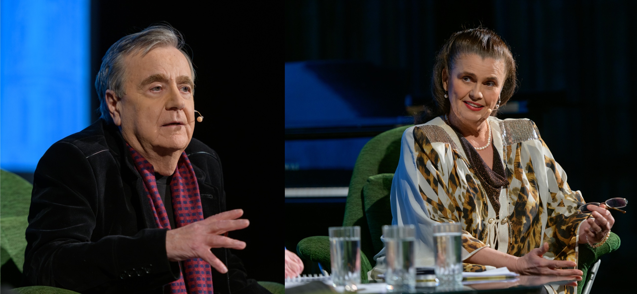 Soprana Felicia Filip și regizorul Cristian Mihăilescu, în dialog cu sibienii