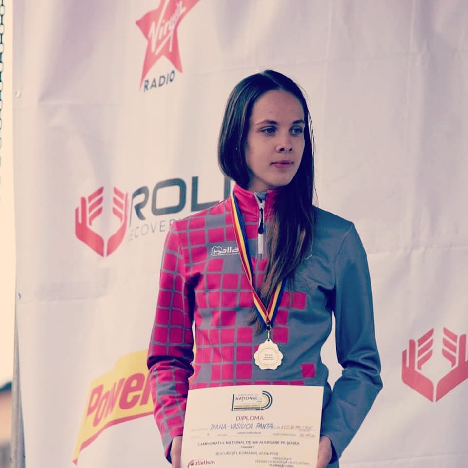 Diana Panța a câștigat o medalie la Maratonul Internațional București