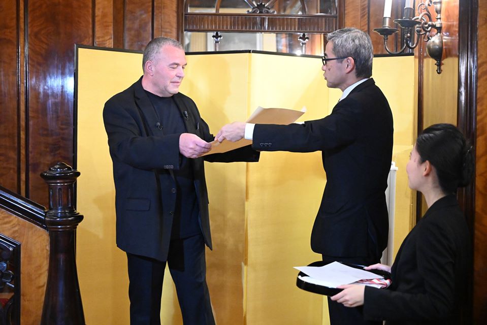 Constantin Chiriac, distins cu Ordinul Soarelui Răsare de către Guvernul Japoniei