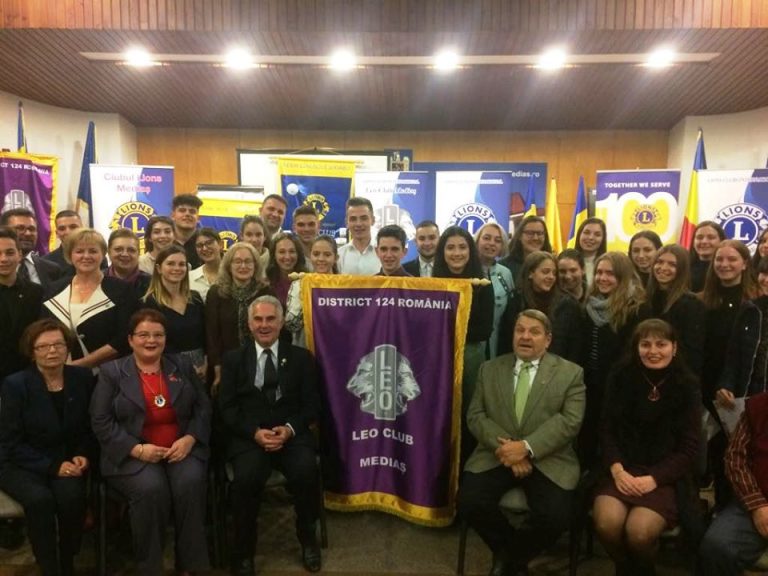 FOTO – Clubul Leo de la „Axente Sever” Mediaș a fost chartat