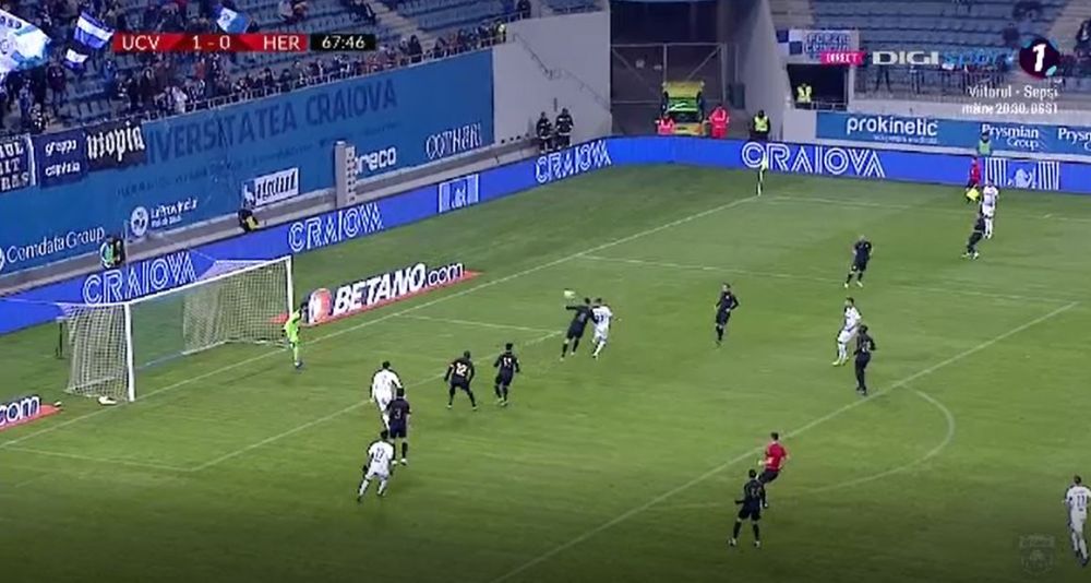 FC Hermannstadt a pierdut jocul de la Craiova