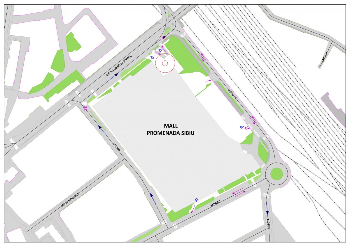 SENSURI UNICE: Primăria a stabilit cum se va circula în jurul noului mall Promenada