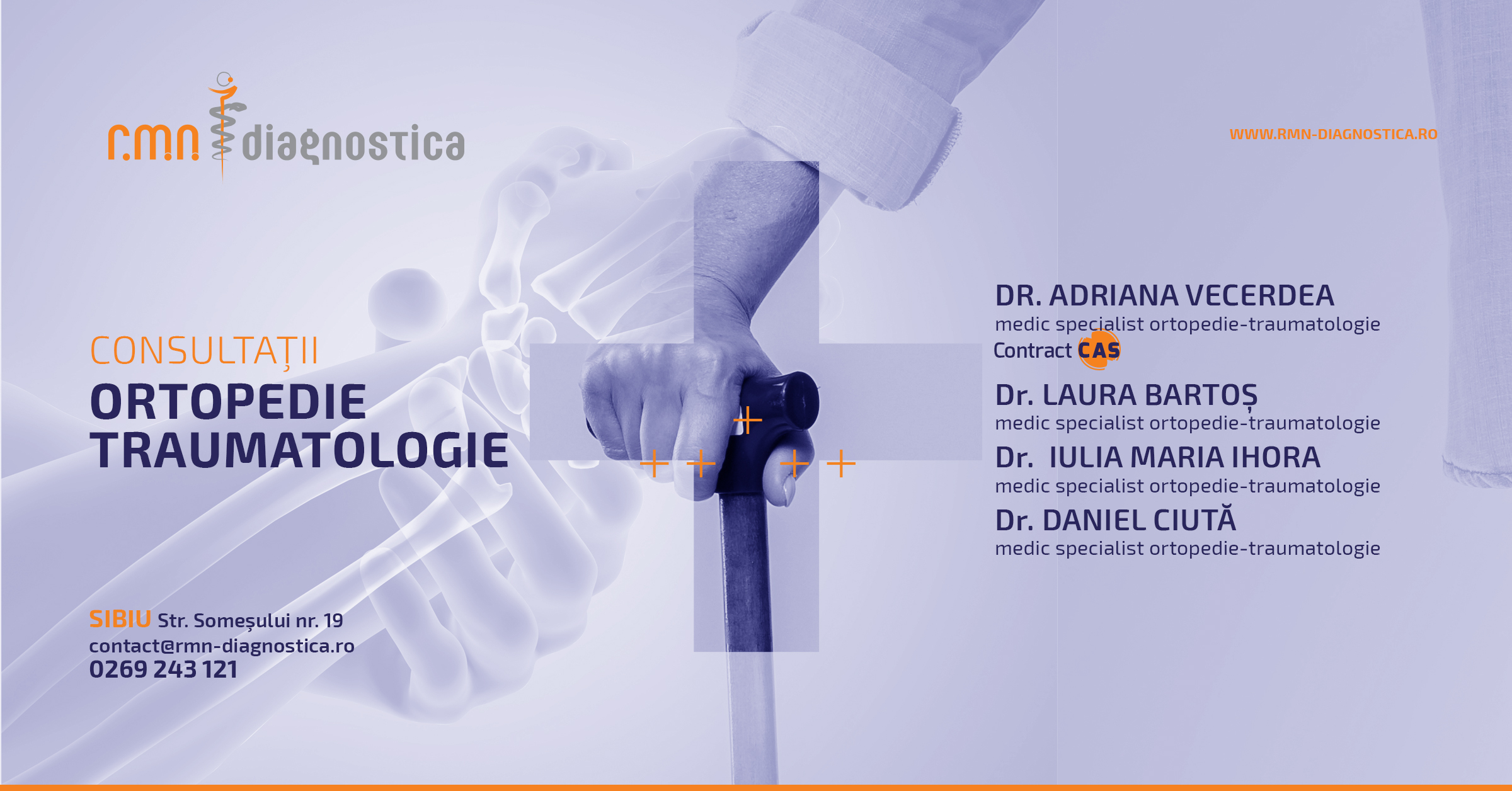ORTOPEDIE- TRAUMATOLOGIE LA RMN DIAGNOSTICA SIBIU // FRACTURI, ENTORSE