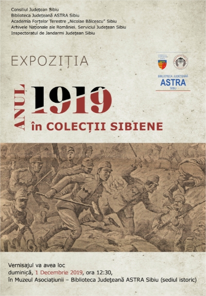 Expoziția: Anul 1919 în colecții sibiene