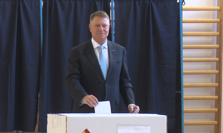 Iohannis a votat la București