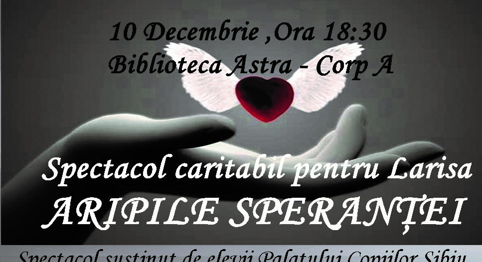 Spectacol caritabil pentru Larisa Gal, fetița rănită într-un accident rutier