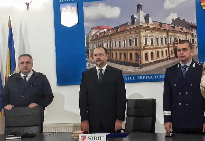 Noul subprefect al județului Sibiu a fost învestit prin video-conferință